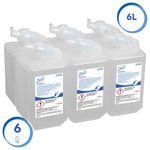 Scott Antibacterial Foam Hand Cleanser Unscented 1L Rfl Pack of 6 6348