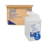 Scott Antibacterial Foam Hand Cleanser Unscented 1L Rfl Pack of 6 6348