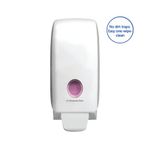 Aquarius Manual Hand Cleanser Dispenser for 1L Refills White 6948