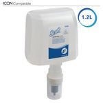 Scott Foam Hand Cleanser 1.2L Refill Unscented Pack of 4 6345