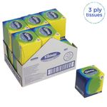 Kleenex Balsam Facial Tissue 3-Ply x56 Tissues White Pack of 12 8825