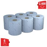 Wypall L20 Cleaning/Maintenance Wipes 2-Ply x400 Blue Pack of 6 7277