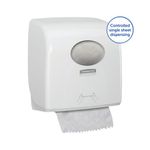Aquarius Slimroll Rolled Hand Towel Dispenser - White/NEW 7955