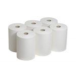 Scott Slimroll Paper Hand Towel Roll 1-Ply 165m White Pack of 6 6657