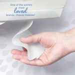 Kleenex Paper Toilet Roll 2-Ply x210 2 Rolls x18 White Pack of 36 8477