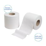 Kleenex Paper Toilet Roll 2-Ply x210 2 Rolls x18 White Pack of 36 8477