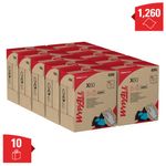 WypAll X60 General Clean Pop-Up Box Cleaning Cloths White (Pack of 10) 8266