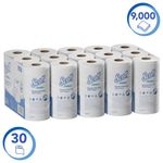 Scott Toilet Tissue 3-Ply x1800 6 Rolls x5 White Pack of 30 8558
