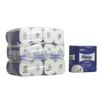 Kleenex Standard Paper Toilet Roll 4-Ply x160 Sh White Pack of 24 8484