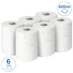 Kleenex Slimroll Paper Hand Towel Roll 2-Ply 100m White Pack of 6 6781