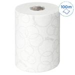 Kleenex Slimroll Paper Hand Towel Roll 2-Ply 100m White Pack of 6 6781
