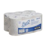 Scott Slimroll Paper Hand Towel Roll 1-Ply 190m White Pack of 6 6695