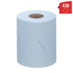 Wypall L10 Food and Hygiene Paper Roll 1-Ply x430 Blue Pack of 6 6223
