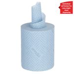Wypall L10 Food and Hygiene Paper Roll 1-Ply x430 Blue Pack of 6 6223