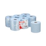Wypall L10 Food/Hygiene Wiping Paper 1-Ply x800 Blue Pack of 6 7255