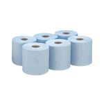 Wypall L10 Food/Hygiene Wiping Paper 1-Ply x800 Blue Pack of 6 7255