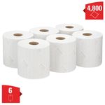 Wypall L10 Food/Hygiene Wiping Paper 1-Ply x800 White Pack of 6 7256