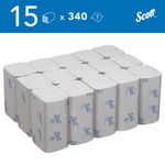 Scott Interfold V-Fold Paper Hand Towel x340 White Pack of 15 6617