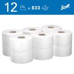 Scott Paper Toilet Tissue 2-Ply x833 White Pack of 12 8591