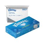 Kleenex Facial Tissues 2-Ply x100 Tissues White Pack of 24 8827