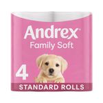 Andrex Family Soft Toilet Roll 2-Ply 6x4 (Pack of 24) 4490863