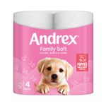 Andrex Family Soft Toilet Roll 2-Ply 6x4 (Pack of 24) 4490863