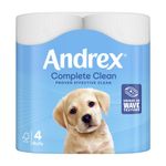 Andrex Toilet Tissue 2-Ply 4x6 Rolls White Pack of 24 4480125
