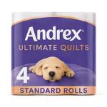 Andrex Ultimate Quilts Toilet Roll 3-Ply 6x4 Pack of 24 4473304