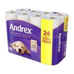 Andrex Ultimate Quilts Toilet Roll 3-Ply 115 Sh Pack of 24 4475901