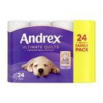 Andrex Ultimate Quilts Toilet Roll 3-Ply 115 Sh Pack of 24 4475901