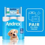 Andrex Complete Clean Toilet Roll 2-Ply 190 Sh/Roll Pack of 24 4970614