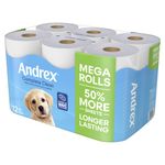 Andrex Complete Clean Mega Toilet Roll 2-Ply 290 Sh Pack of 12 4982014