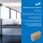 Scott Multi-Fold Paper Hand Towels 1-Ply x250 Sh White Pack of 16 3749