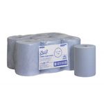 Scott Slimroll Hand Towel Roll 1-Ply 165m Long Blue Pack of 6 6658