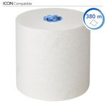 Scott Paper Hand Towel Roll 1-Ply E-Roll 380m White Pack of 6 6638