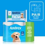 Andrex Complete Clean Toilet Roll 2-Ply 190 Sh/Roll Pack of 9 04970108