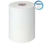 Scott Slimroll Paper Hand Towel Roll 1-Ply 165m White Pack of 6 6623
