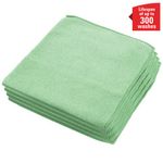 Wypall Microfibre Cloths 400x400mm Green Pack of 6 8396