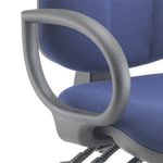 Jemini Fixed Loop Arms for use with Jemini Chairs 370x295x120mm Black (Pack of 2) KF00729