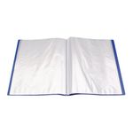 Q-Connect Polypropylene Display Book 40 Pocket Blue KF01259