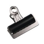Q-Connect 25mm Black Grip Clip Pack of 10 KF01287