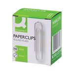 Q-Connect Paperclips Plain 32mm 100 Per Box Pack of 10 KF01314Q