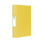 Q-Connect 25mm 2 Ring Binder Polypropylene A4 Yellow (Pack of 10) KF01472