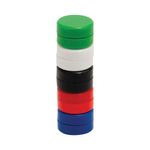 Q-Connect Assorted 25mm Magnets Pack of 10 KF02643