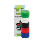 Q-Connect Assorted 25mm Magnets Pack of 10 KF02643
