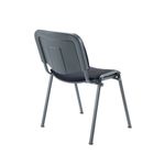 Jemini Ultra Multipurpose Stacking Chair 532x585x805mm Charcoal/Black KF03344