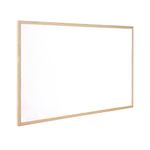 Q-Connect Wooden Frame Whiteboard 600x400mm KF03570