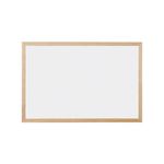 Q-Connect Wooden Frame Whiteboard 600x400mm KF03570