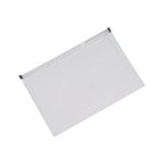 Q-Connect Document Zip Wallet A4 Transparent (Pack of 10) KF03668