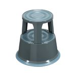 Q-Connect Metal Step Stool Dark Grey KF04846